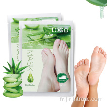 Masque des pieds de rajeunissement de la peau hydratante